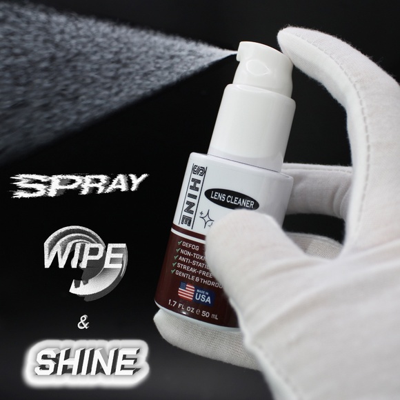 🛢️SHINE 1.7oz Spray Lens Cleaner Multipurpose - Picture 2 of 10